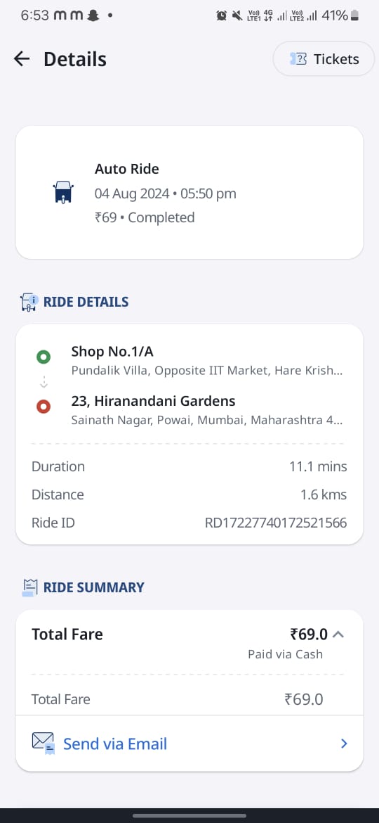 adityap_tweets's tweet image. I lost my bag in a Rapido auto traveling from IIT Bombay to Hiranandani Powai about an hour ago. Please help me recover it! @MumbaiPolice @RapidoCares @MumbaiRickshawUnion