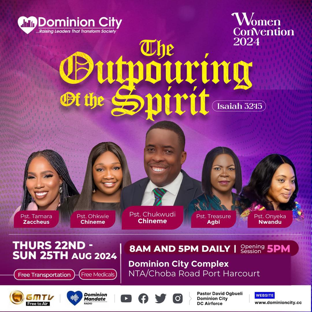 ernest_mene's tweet photo. Darkness can be turned to light when the Holy Spirit is introduced. Have things turn around for the better as you plan and attend the Dominion City Women Convention 2024. 
It's going to be life-transforming, and you can't afford to miss this for anything.
#DcWomenConvention2024 https://t.co/wFZSwkfRz2