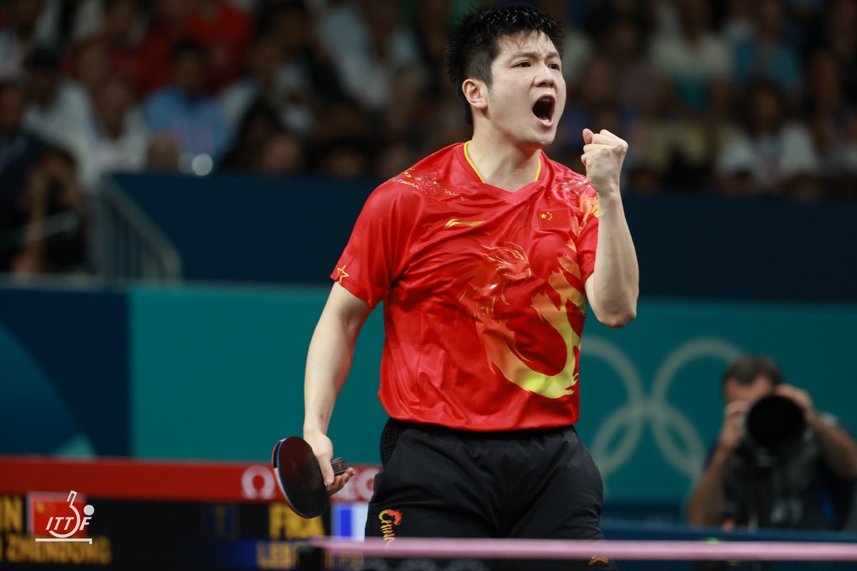 tvtokyo_tt's tweet photo. 樊振東が金メダル獲得🥇🏓
ファンタジスタ・モーレゴードとの熱戦を制し大満貫達成🏆✨

【速報】男子シングルス決勝
🇨🇳樊振東 4-1 モーレゴード🇸🇪
7-11/11-9/11-9/11-8/11-8

🔴YouTubeのチャット欄で盛り上がろう！👉https://t.co/bywRkLLK70

#卓球 #Paris2024 #オリンピック #Tabletennis https://t.co/2tt8djDYHV