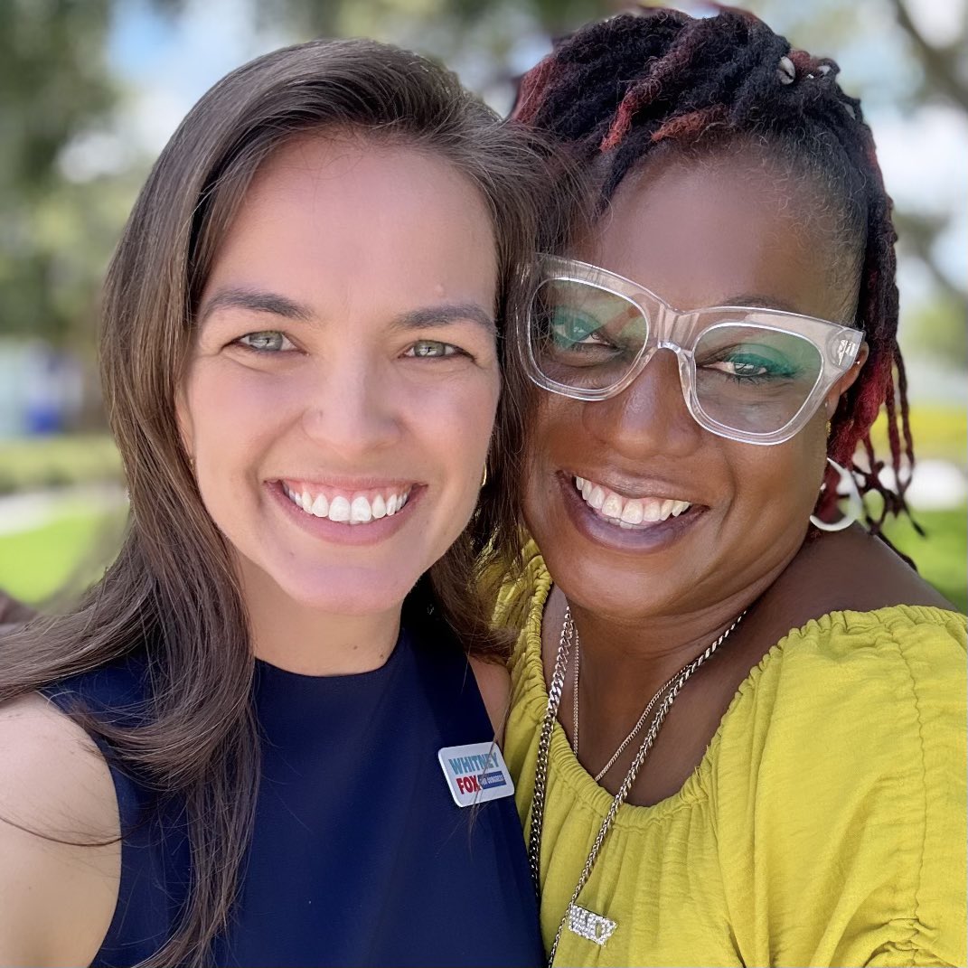 whitfox's tweet photo. Thank you to the St. Pete NAACP, for hosting the Candidate Cafe yesterday. These forums keep us focused on what matters.

Here's what I heard from you: lowering costs, affordable housing, and a better Pinellas for ALL.

That's our campaign's promise and what YOU deserve.

#VoteWhitneyFox #AffordableHousing
