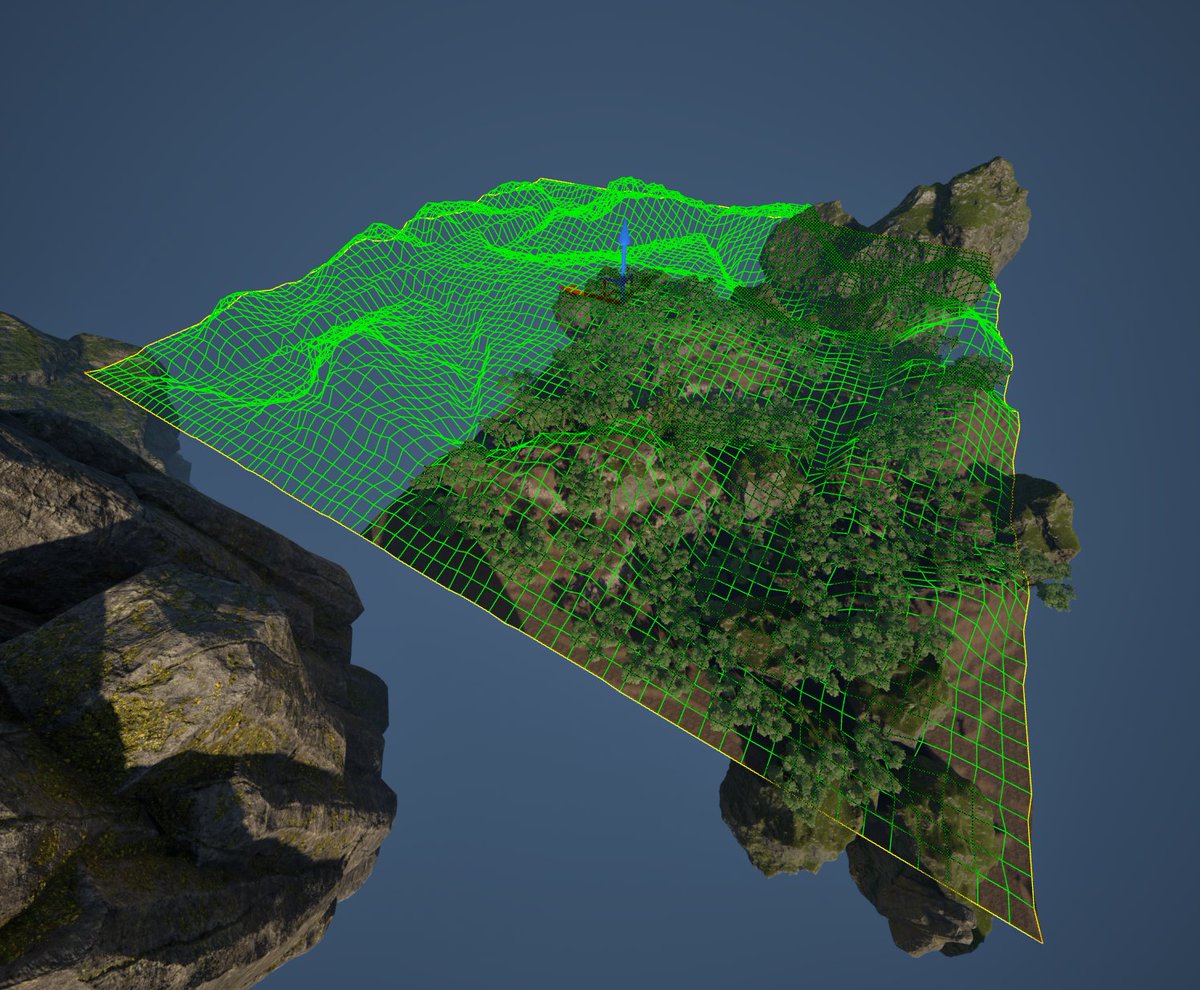 Rhine_Stone_'s tweet photo. Custom Terrain in Unreal 5.4
#UnrealEngine #UE5 #gamedev https://t.co/Bgi51diq9Z
