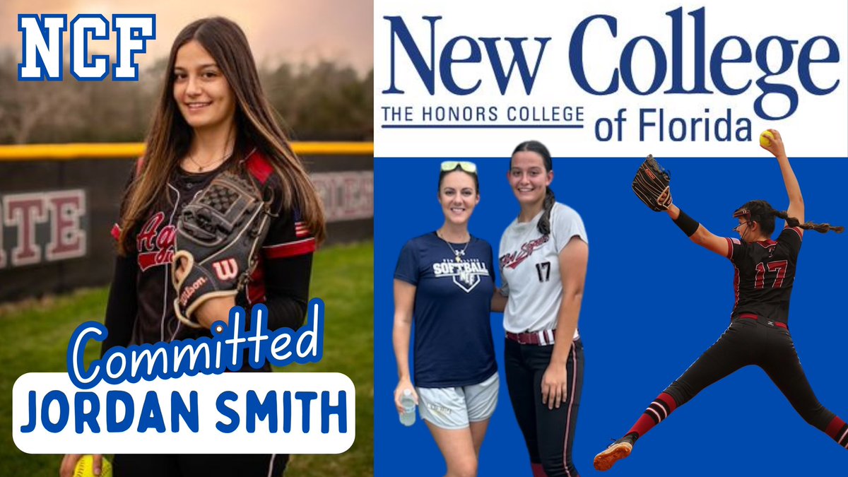 JordanSmith170's tweet photo. I’m so excited to announce that I have committed to New College of Florida! Thank you to God, my family, and my teammates for supporting me and always being there for me! Go Mighty Banyans! @Coach_Aly_Bz https://t.co/WjLlIpRMui