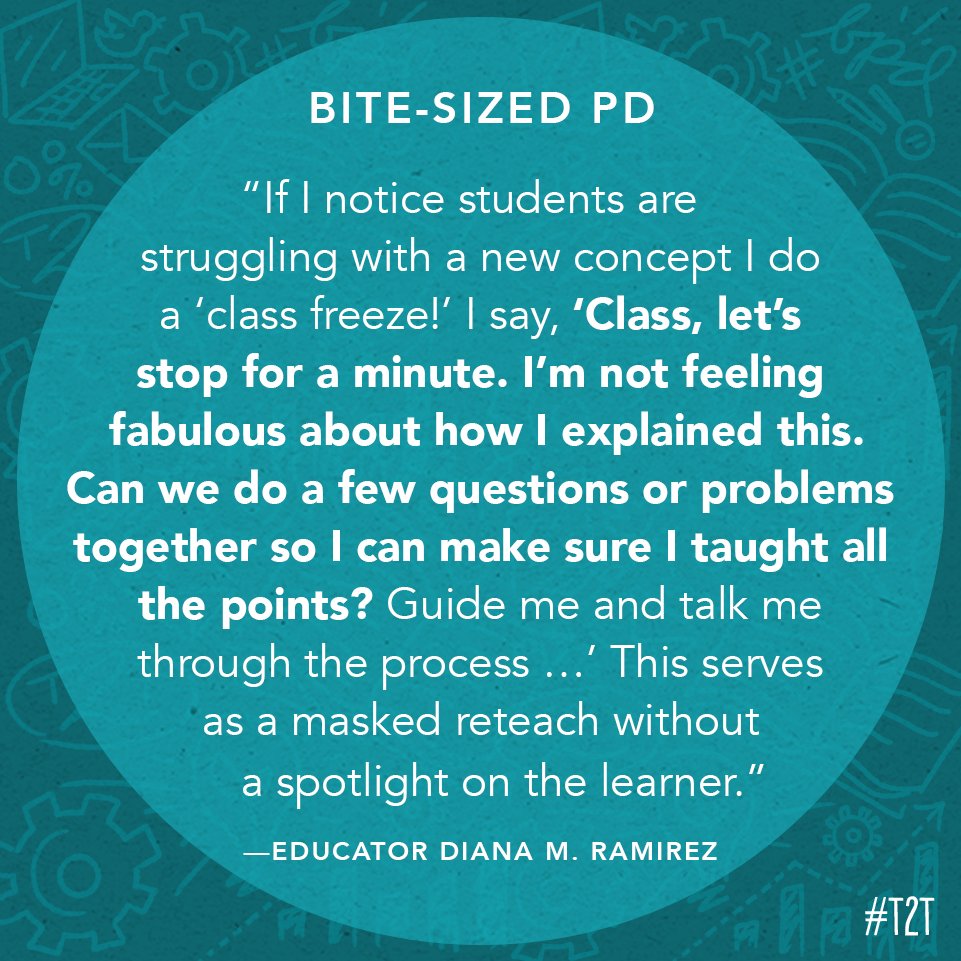 When Ss encounter a learning challenge, educator @DianaRa06767810 responds by inviting them to guide her teaching!