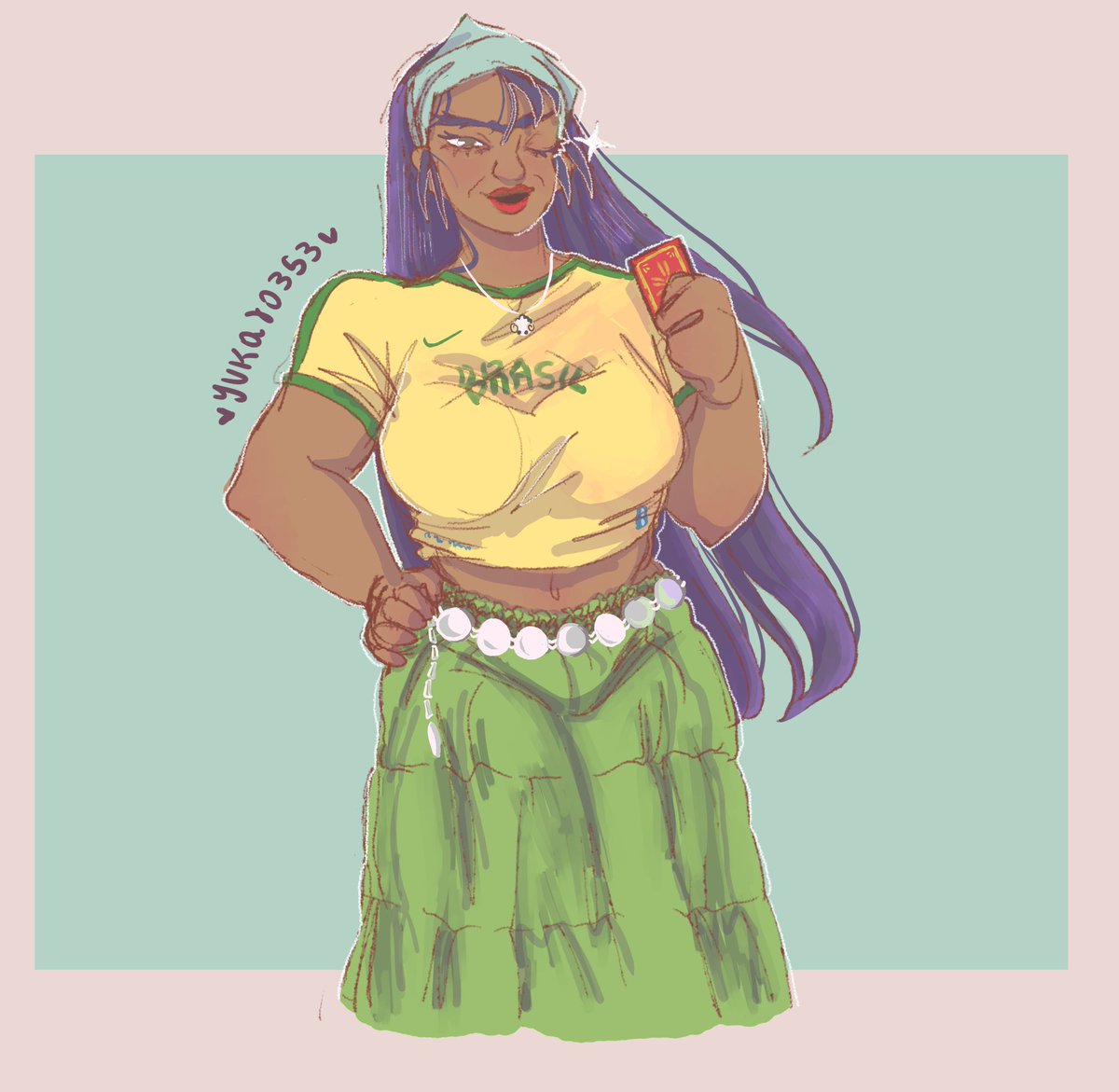 i_am_yukaro353's tweet image. 🐂[Aldebaran Fem]🐂

Mi señora se aburrió y fue en busca de su corderito para echarle unas cartas 

#SaintSeiya #aldebaran #Taurus #genderbender #fanart