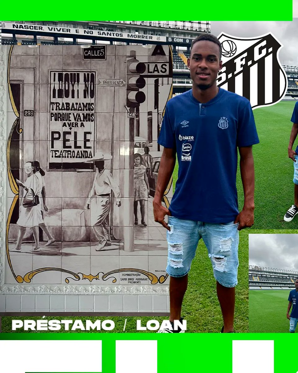 FootballDWorld's tweet photo. NUEVA AVENTURA PARA ELKIN PERLAZA 🇧🇷.

Anunciamos la llegada de Elkin Perlaza 🇪🇨 al Santos F.C de Brasil, una gran oportunidad para el talentoso volante. 

Nuestro trabajo continúa 💼⚽

#ElkinPerlaza #Loan #Santos #Aucas #Ecuador #Brasil https://t.co/2lUUfBMxoJ