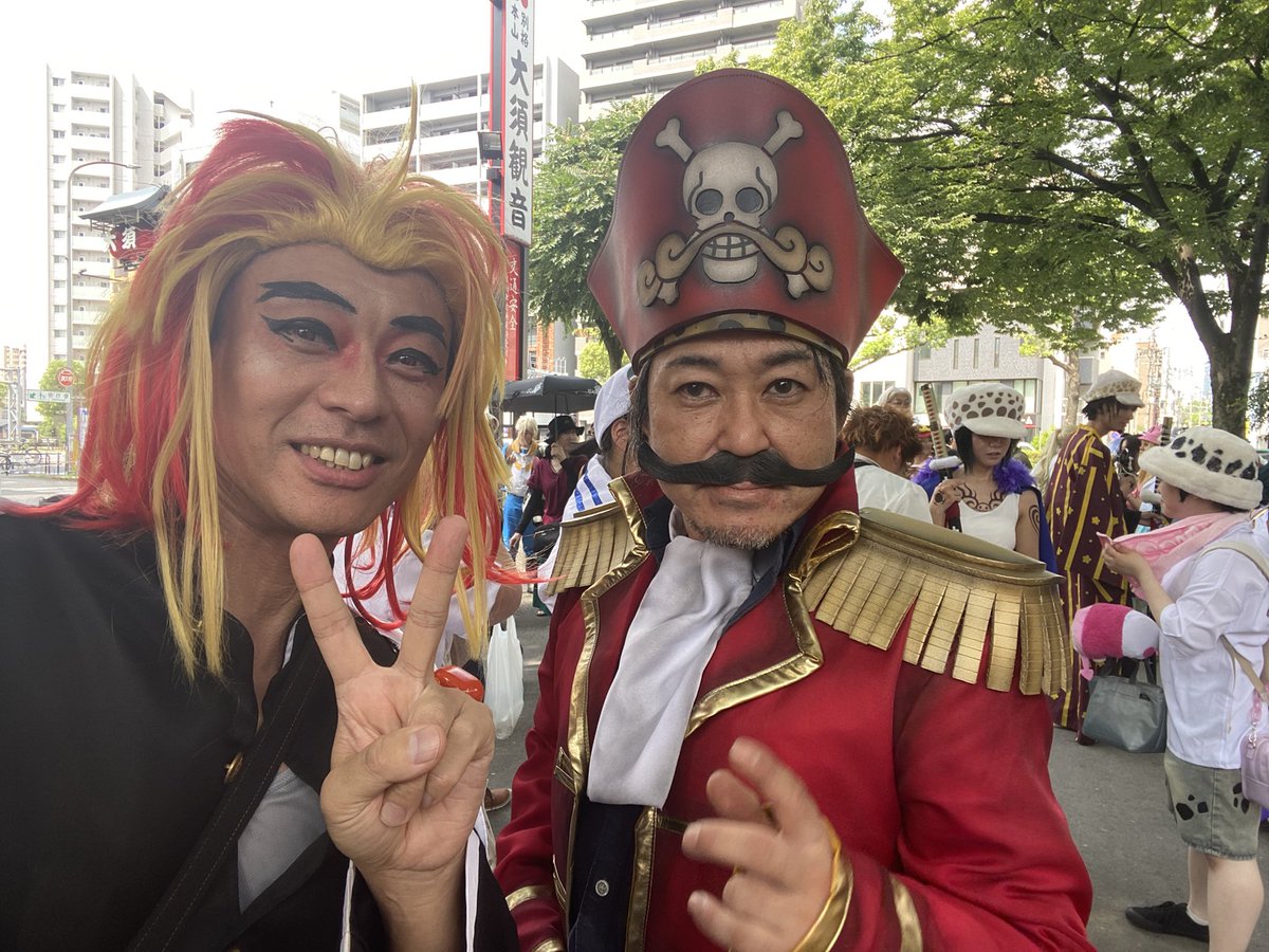 boukenherokanai's tweet image. @pipotaka 
やっと会えた！！
忠生船長とアベティアちゃん！
ルフィとナミかわえかったよー
#コスサミ
#コスサミ2024
#アベルくんとティアラちゃん