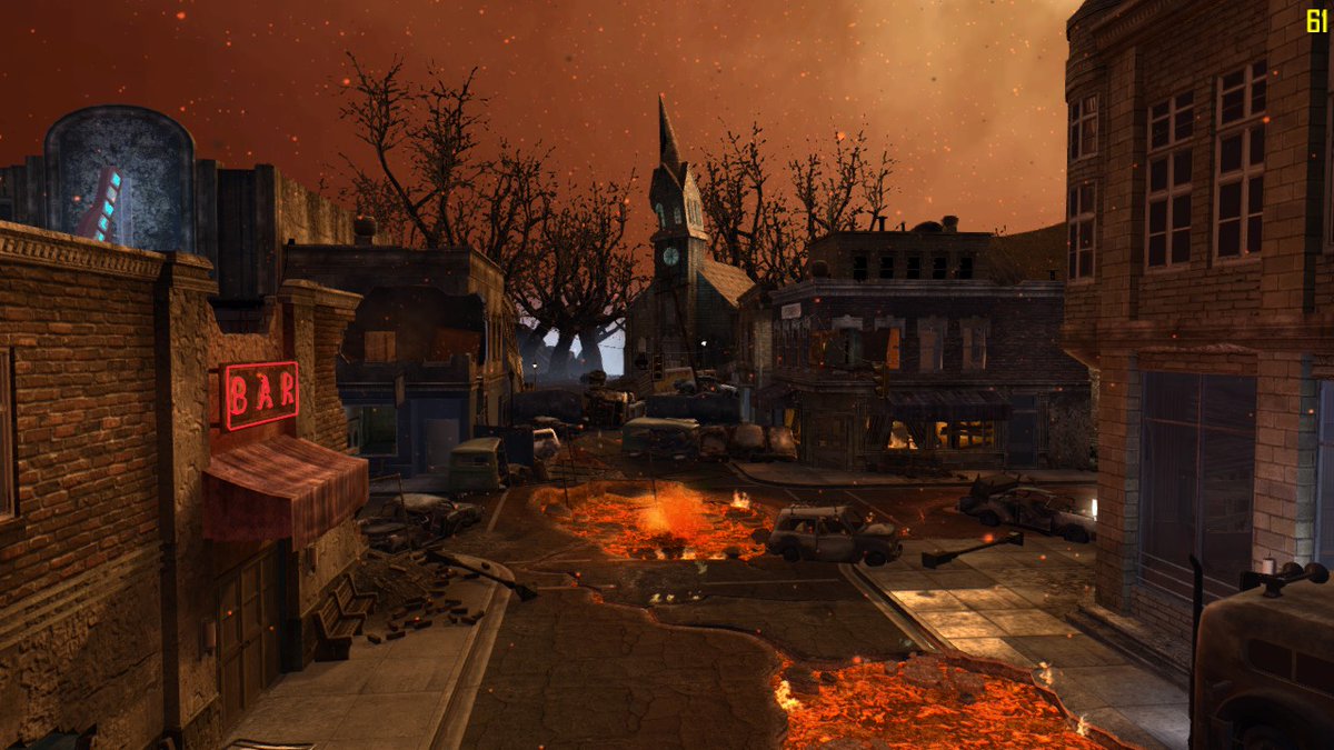 GNGWarzone's tweet photo. Black Ops 6 Zombies map 'Liberty Falls' is reportedly inspired by BO2's TranZit 'Town' region. https://t.co/VEg1uwaRzM