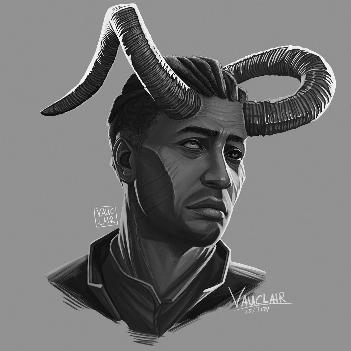 Portrait 14/30 - Wyll (Baldur's Gate 3) #BG3