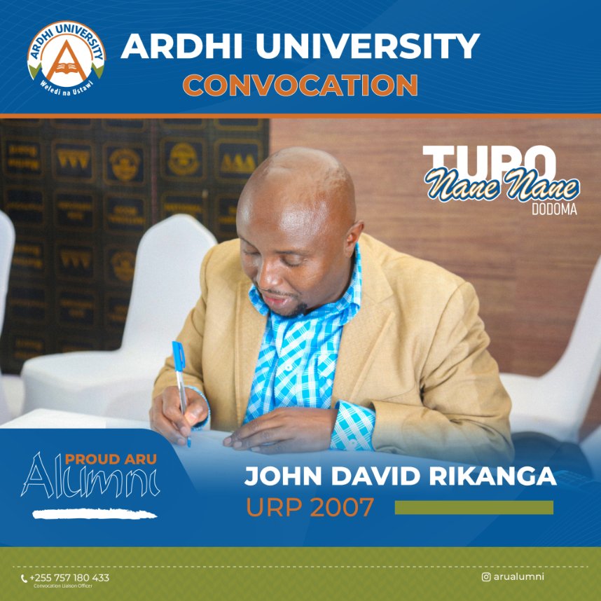 Ardhi University (@aru_university) on Twitter photo 