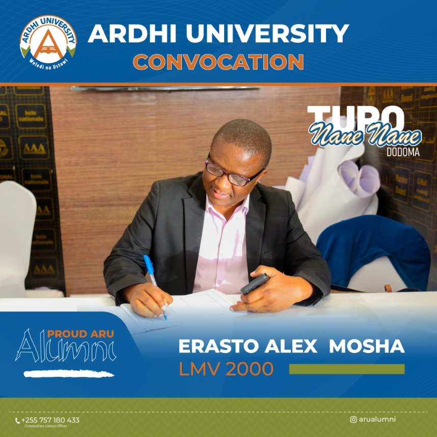 Ardhi University (@aru_university) on Twitter photo 