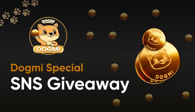 Icpmusk's tweet photo. 📢DOGMI SNS Special Giveaway!  
We're thrilled to announce that a special giveaway of 20b $DOGMI tokens 🚀🚀 🚀

To join  
📍Follow @dogfinity and @icprobot 
📍Tag your friends  
📍Ends: August 12:7AM UTC 📅

https://nns. ic0. app/project/?project=nb7he-piaaa-aaaaq-aadqq-cai https://t.co/QTcpTCZwlP