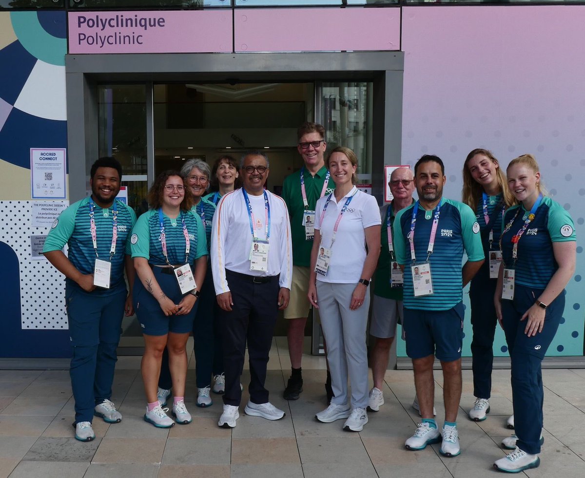 Enjoyed my visit to the #Paris2024 Athletes Village, including the wide range of health facilities supporting the sports stars, team members and others from all over the world.
 
I recognised the strong focus on health promotion and related services, including dental, eye care
