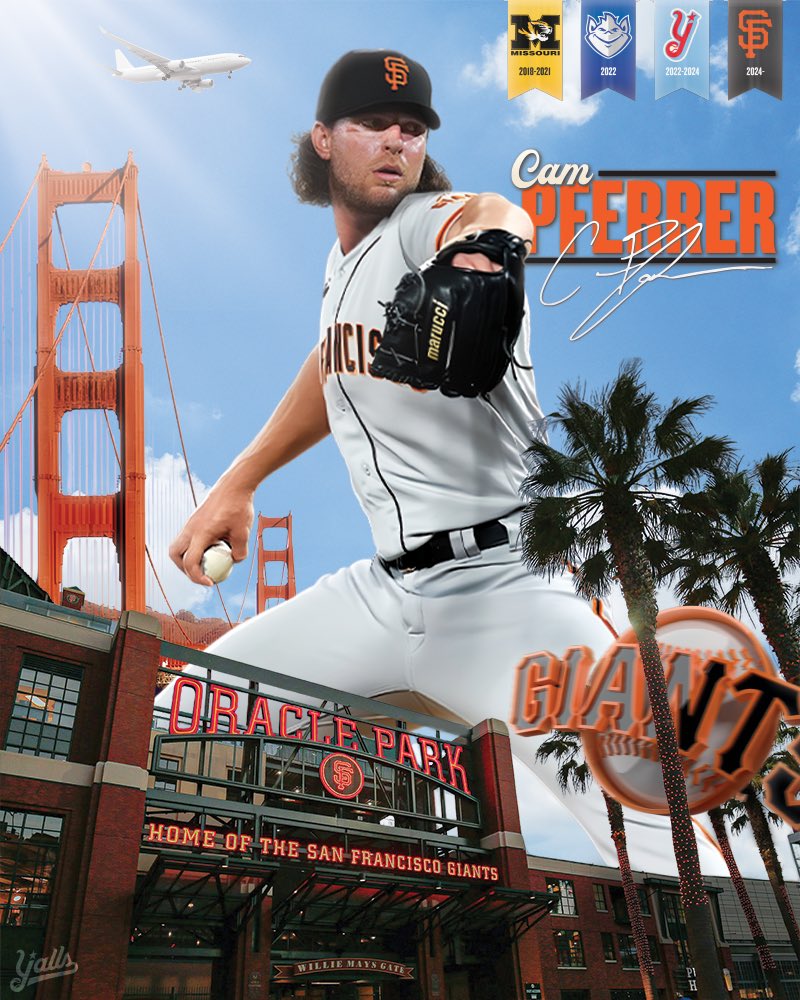 We couldn’t wait to announce that our right handed flamethrower out of the Pen, Cam Pferrer, has had his contract purchased by the <a href="/SFGiants/">SFGiants</a>❗️