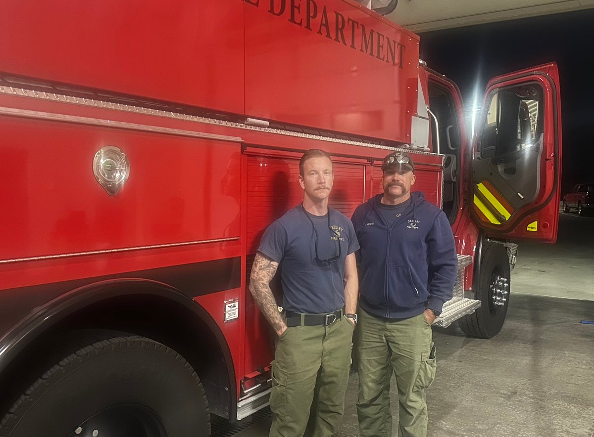 GFD has deployed a Tactical Water Tender this morning as part of a Colorado Mutual Aid System (CMAS) request to the #AlexenderMountainFire in Larimer County. GFD remains at the ready to respond to fires with our jurisdiction. As a reminder the City of Greeley is under a burn ban.