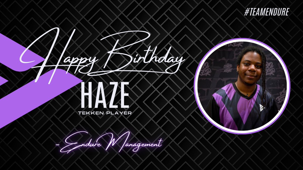 ggEndure's tweet photo. Happiest birthday to NA's Raven, @haze_tkn!๐๐
We know you're always working and grinding to be one of the best, so we hope you take the time to relax and celebrate. That 999k points ain't goin' anywhere!
Cheers to 25! ๐ป
#teamendure ๐ https://t.co/56QRk5C1ub