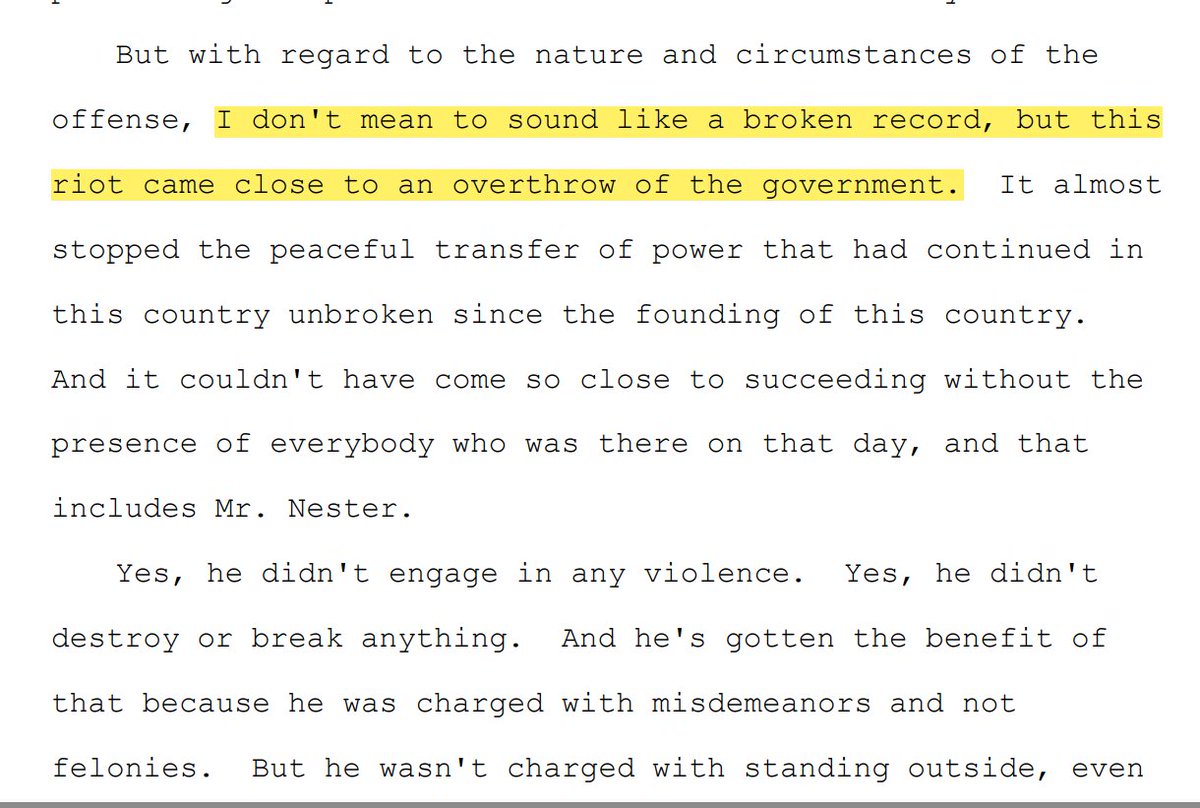 My guess is Trump's lawyers will file another motion asking Chutkan to recuse. (She denied the 1st one.)

During 2 J6 sentencing hearings last month, Chutkan again demonstrated her bias related to Jan 6 while repeating lies about what happened.

Here is what she said on July 19: