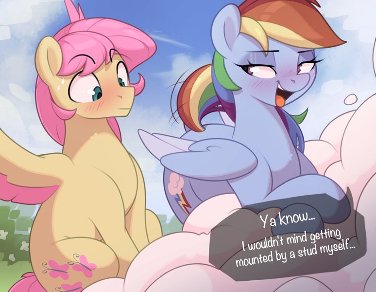 "O... Oh my, Rainbow..."