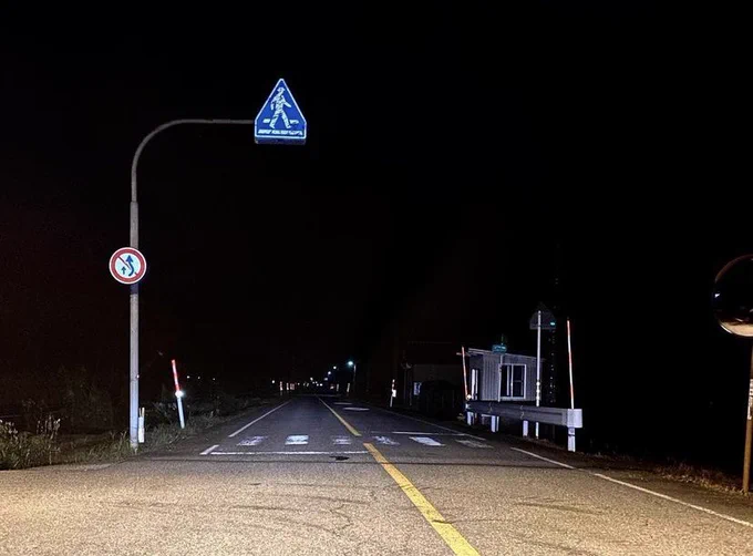 モデルとなった道。 