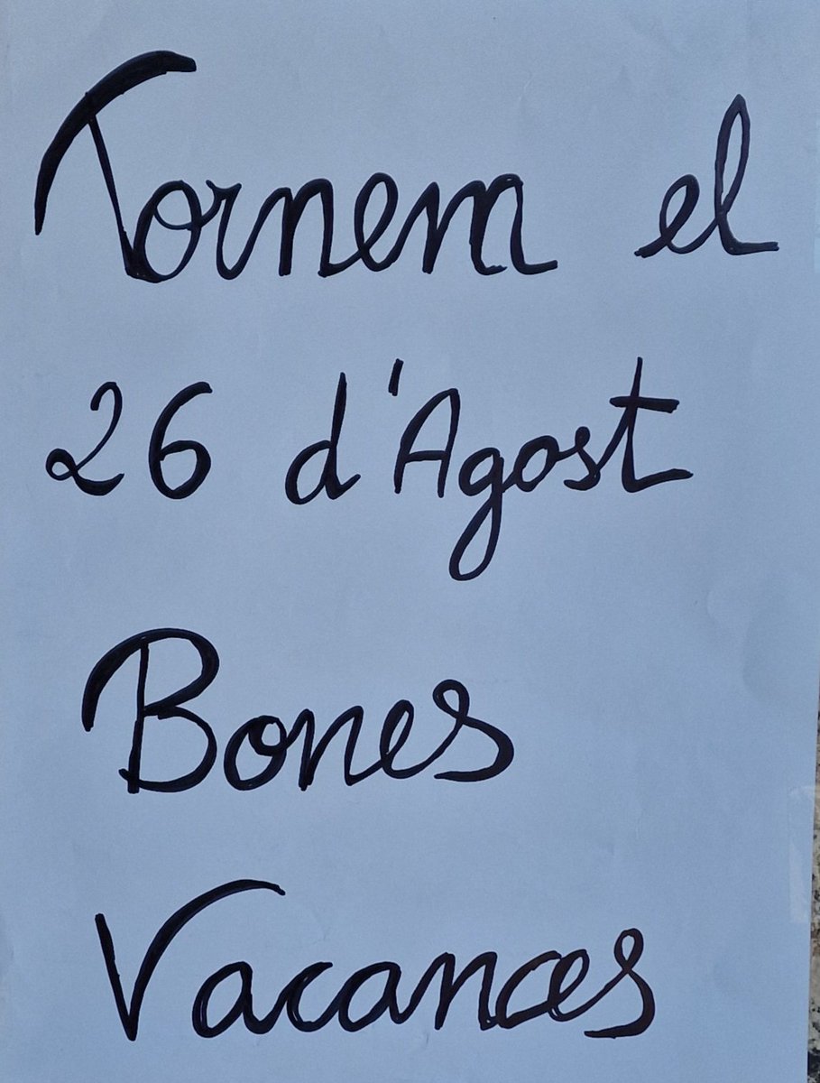 FXenet's tweet photo. Tornem el 26 d'agost!
Bon estiu i millors vacances! https://t.co/Kpvyzfozei