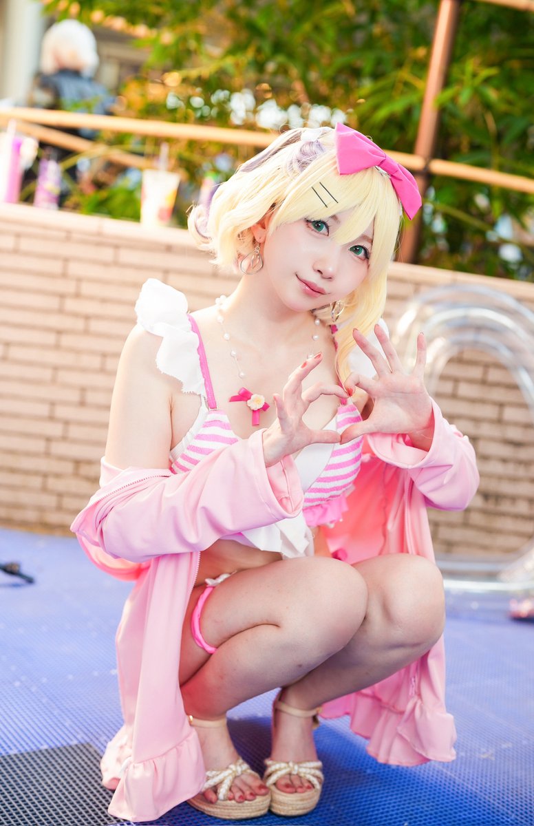 コスプレ Cosplay ぶいすぽっ！ 胡桃のあ 水着衣装 #コスサミ