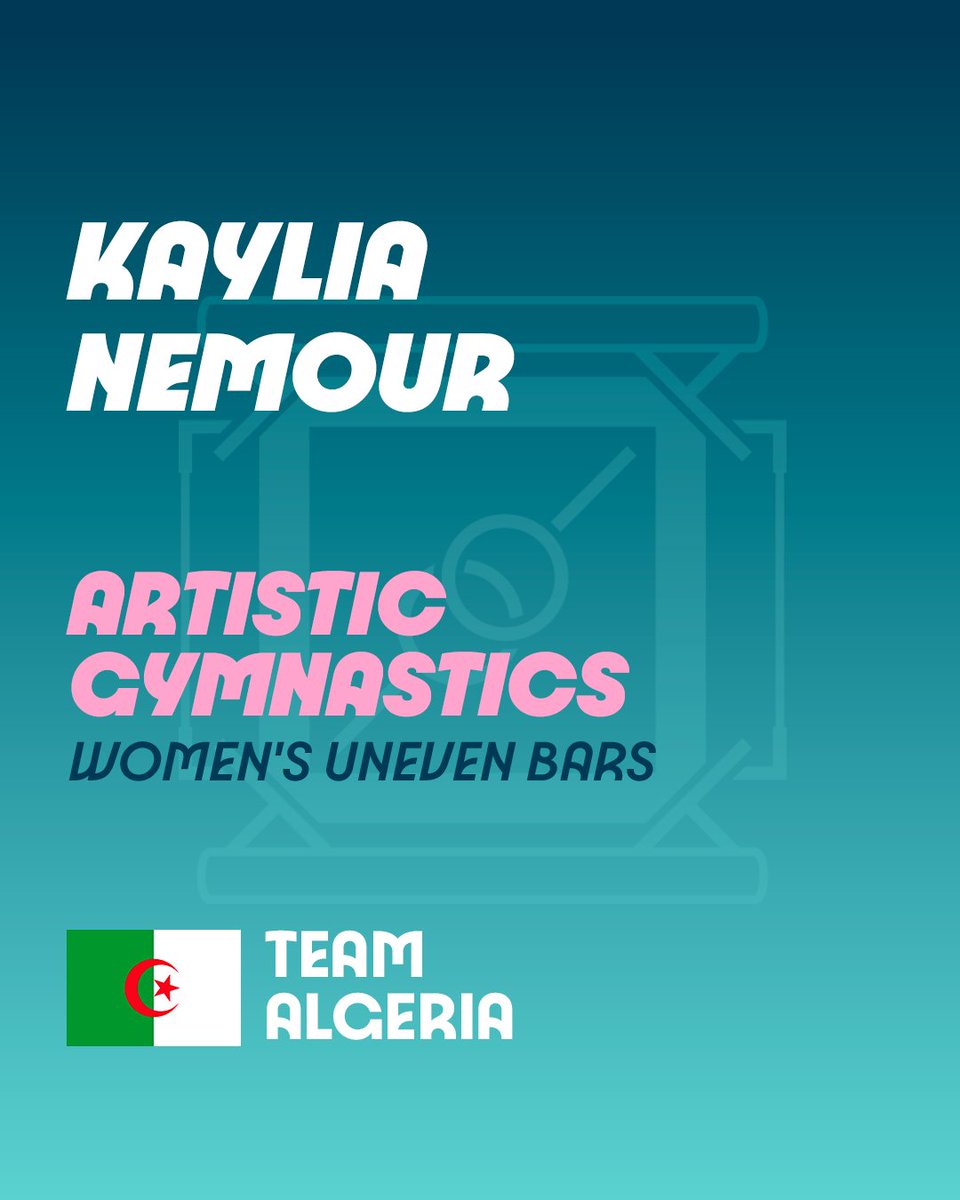 Paris2024's tweet image. GOLDEN NEMOUR
At just 17 years old, Kaylia Nemour opens the scoreboard for Algeria and becomes the first Algerian female gymnast to win a medal in this discipline. 🇩🇿
Congratulations Kaylia! 👏

UN MOUVEMENT EN OR !
À seulement 17 ans, Kaylia Nemour ouvre le compteur pour…