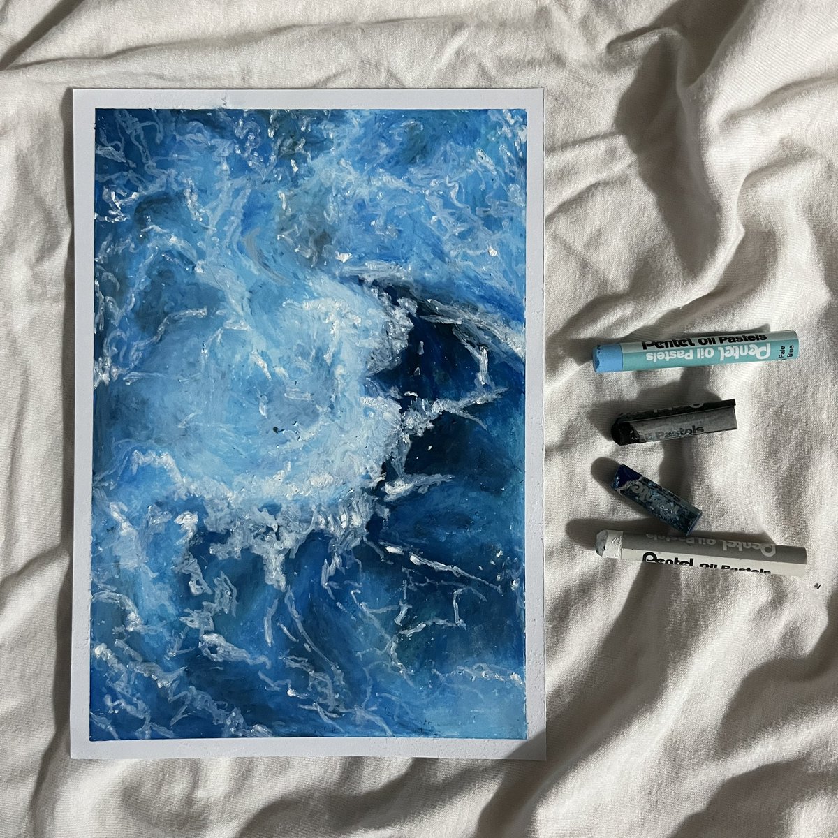 oil pastel on paper 
size   : A5 
price : 590.-
  *รวมค่าจัดส่ง

#blossomartt