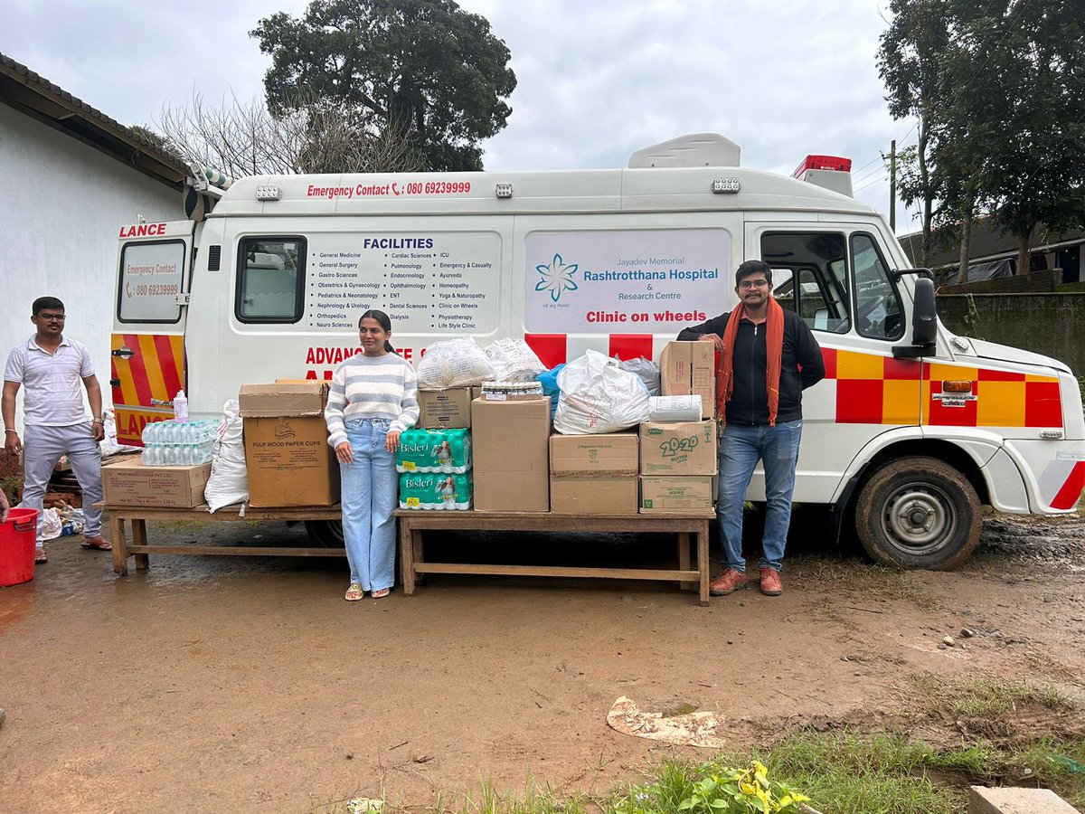 friendsofrss's tweet photo. Thank you to the @Jmrhospital team from Bengaluru for their 3 days of dedicated medical aid in landslide-affected areas.
They also supplied food, medicines, and other essentials to Seva Bharati Kerala. Your support is deeply appreciated. #SupportWayanad https://t.co/tazaoR51Oz