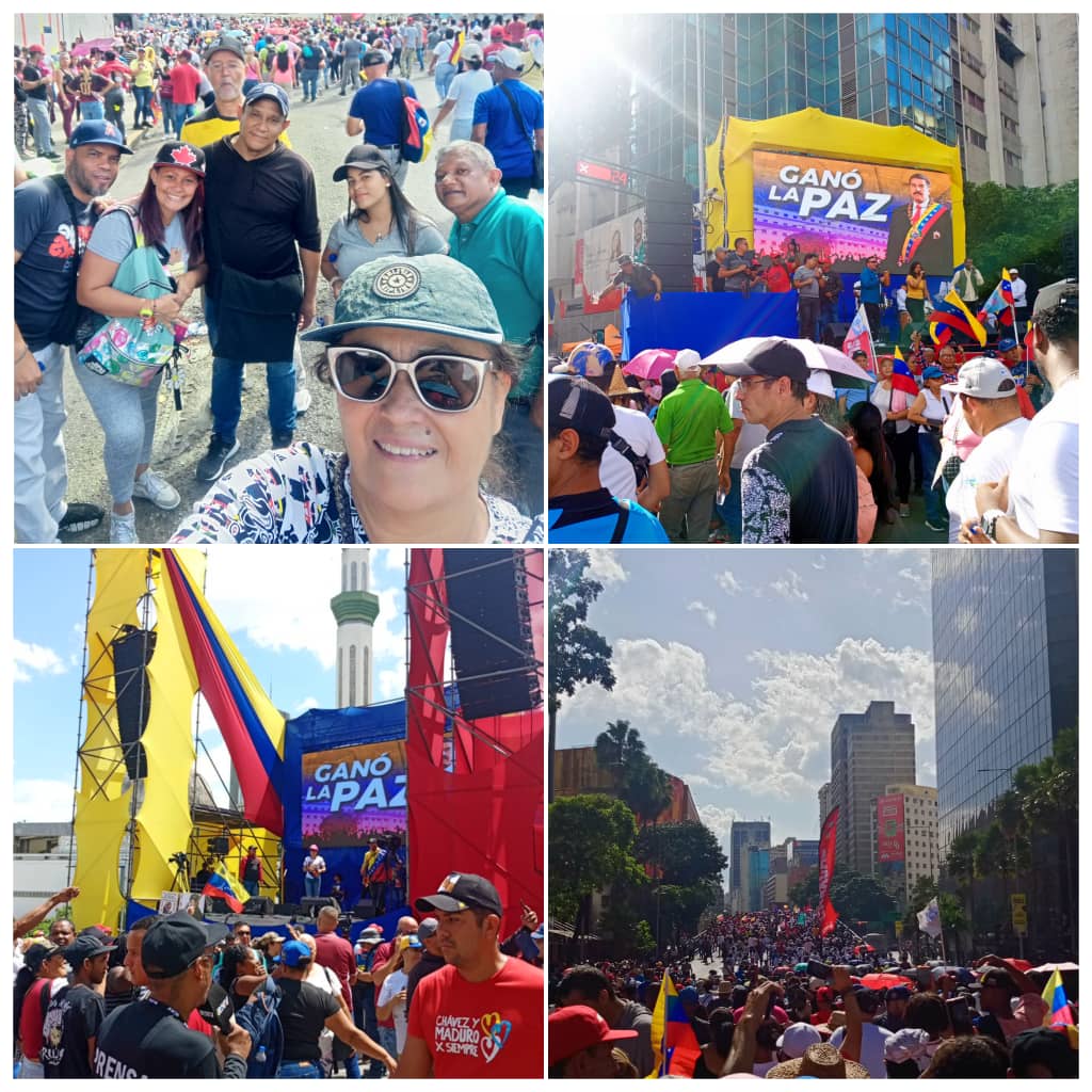 #Enterate La <a href="/OAMacaracuay/">Ofic Adm Macaracuay</a> asistió a la Gran Marcha en repudio a la violencia planteada por la derecha fascista y en apoyo a nuestro Presidente Constitucional Nicolás Maduro Moros,  Desde la CANTV en la Av. Libertador hasta Miraflores, municipio Libertador, Distrito Capital