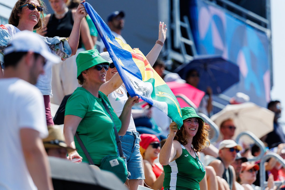 To our 12th player on the pitch, and the best fans in the world, thank you 💚

Whether you followed the team to the historic Yves-Du-Manoir Stadium in Paris, or cheered from your couch, your clubhouse or your desk at work, your support made such a difference.

#Paris2024 #Hockey