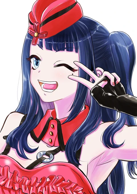 赤シンビいいよねー めっ!もかわいかったよねー #葵の絵 #富士葵