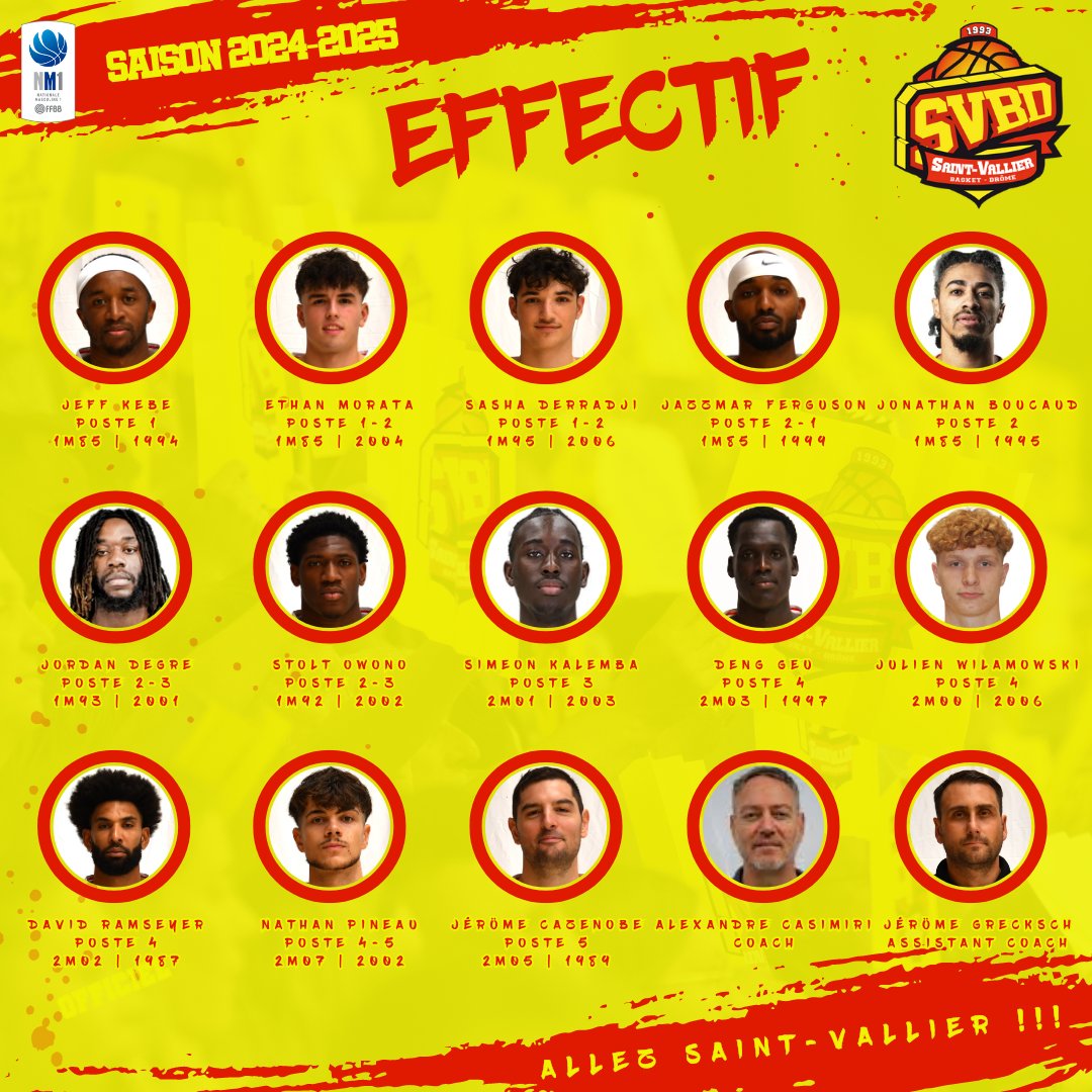 Saint Vallier Basket Drôme tweet media