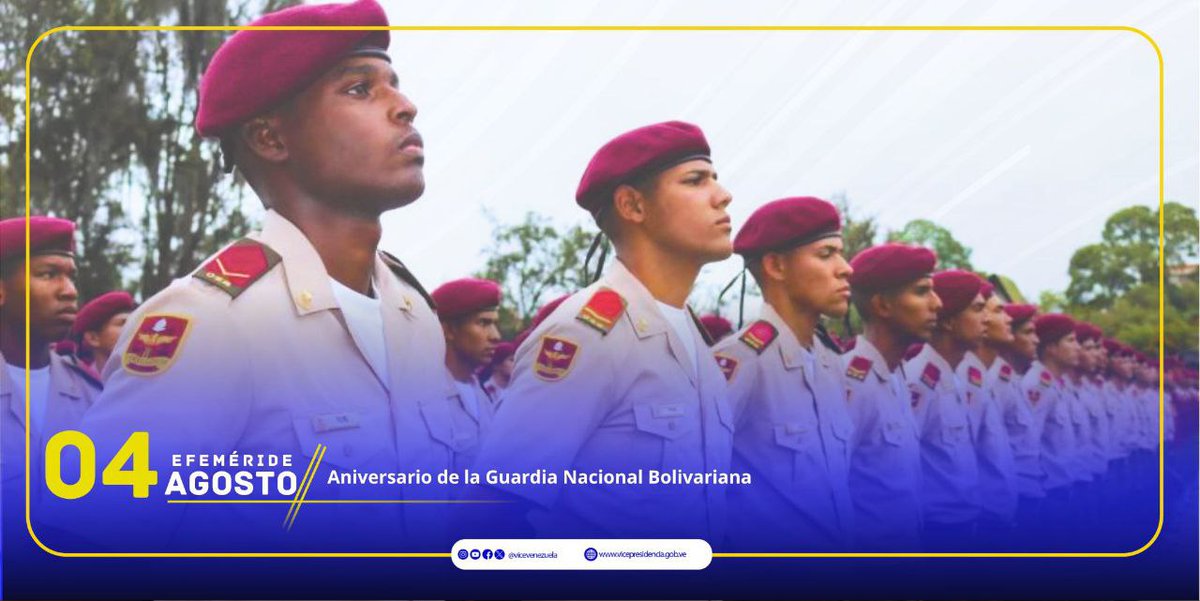 PedroPlana04 (@pedroplana04) on Twitter photo #VenezuelaPazYJusticia La Guardia Nacional Bolivariana fundada el 4 de agosto de 1937 durante el gobierno del G/J Eleazar López Contreras, mediante el decreto N° 19.330 celebra este domingo su 87° Aniversario <a href="/KeVicky_1511/">🍃🌹Victoria Bell🌹🍃</a> <a href="/luibustilloso/">luis Bustillos</a> <a href="/AlfredoRam5612/">🇻🇪🔥Alfredo Ramon🔥🇻🇪</a> <a href="/Titomara4/">Titomara🌐</a> <a href="/dpiloncita/">Rebeca Briceño</a> #VenezuelaPazYJusticia La Guardia Nacional Bolivariana fundada el 4 de agosto de 1937 durante el gobierno del G/J Eleazar López Contreras, mediante el decreto N° 19.330 celebra este domingo su 87° Aniversario <a href="/KeVicky_1511/">🍃🌹Victoria Bell🌹🍃</a> <a href="/luibustilloso/">luis Bustillos</a> <a href="/AlfredoRam5612/">🇻🇪🔥Alfredo Ramon🔥🇻🇪</a> <a href="/Titomara4/">Titomara🌐</a> <a href="/dpiloncita/">Rebeca Briceño</a>