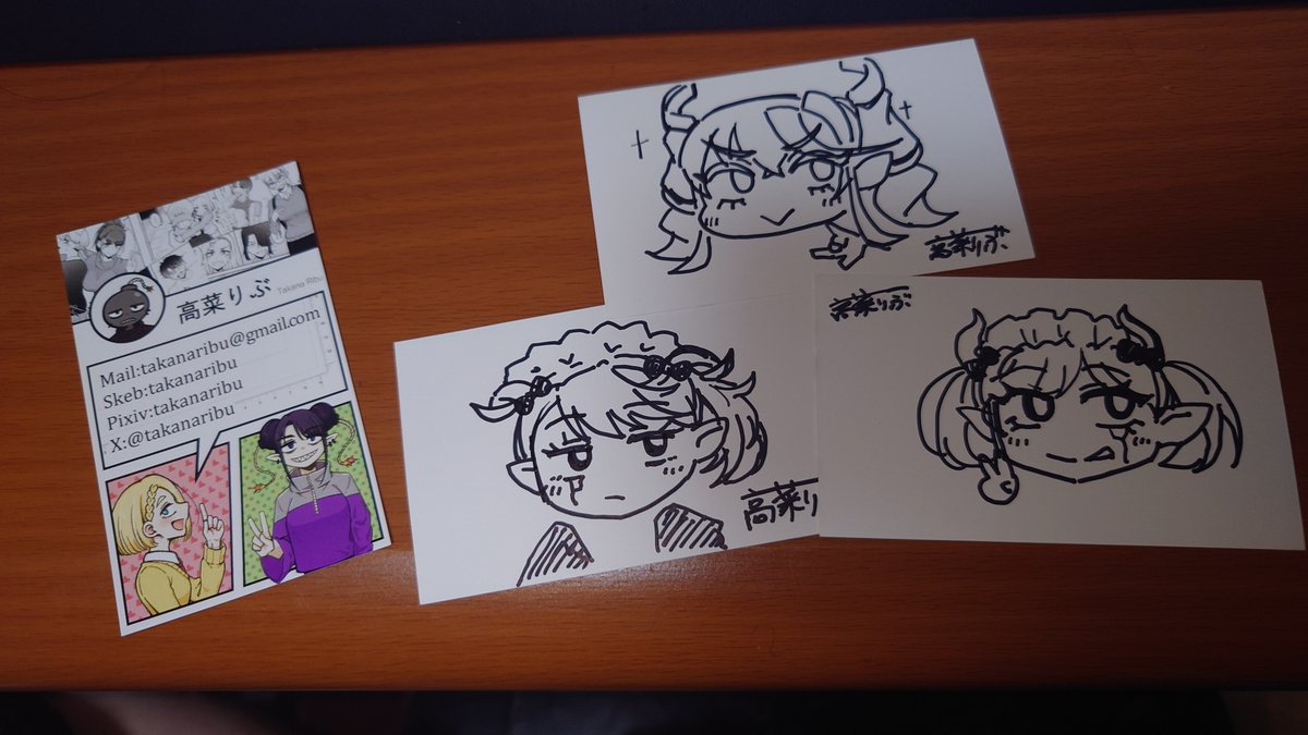 来週日曜日コミケ出ます!!! 西地区く‐38aです!!! ラビュリンスのアリアーヌ本20Pです!! 名刺裏に絵を描いて配ったりもする予定です!! よろしくお願いしまぁす!! #C104 #遊戯王