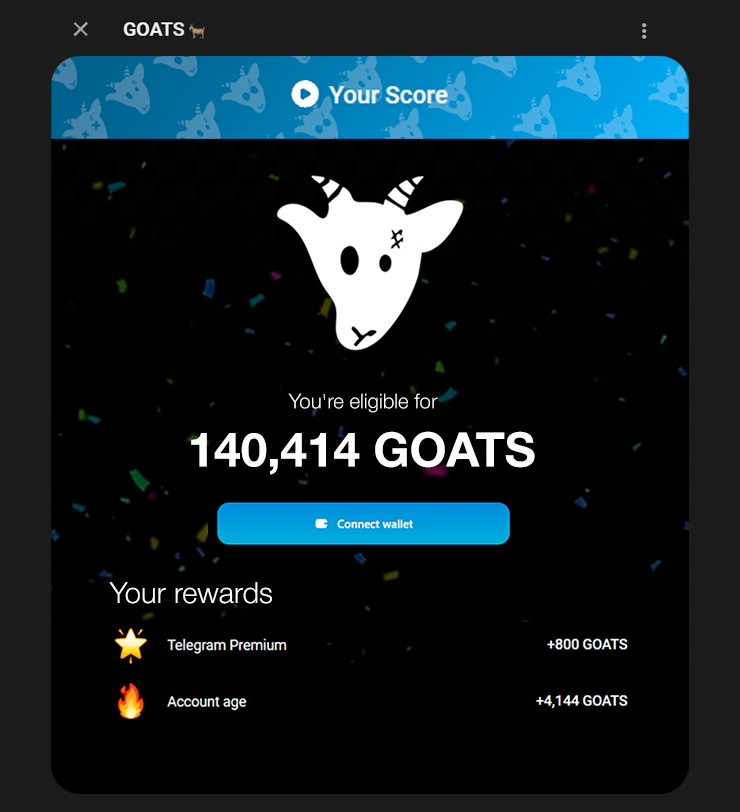 rainyo's tweet image. $GOATS airdrop is CONFIRMED!

GOATS = NEXT $DOGS

Cost: $0
Potential: HUGE

Dive into the step-by-step video guide🧵👇