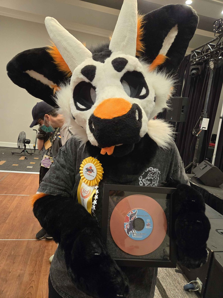 Zeek! AD (@zeekthedawg) on Twitter photo I won third place in the dance competition at Canfurence 2024!!! One of the best birthday gifts I’ve ever gotten. All of the other dancers did such an amazing job and getting to meet everyone and dance was a blast.
More pictures to come!
<a href="/canFURence/">CanFURence: Furries of the Wastes</a> #canfur I won third place in the dance competition at Canfurence 2024!!! One of the best birthday gifts I’ve ever gotten. All of the other dancers did such an amazing job and getting to meet everyone and dance was a blast.
More pictures to come!
<a href="/canFURence/">CanFURence: Furries of the Wastes</a> #canfur