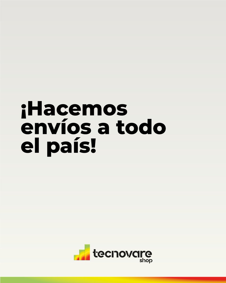 tecnovare's tweet photo. ¡Hacemos envíos a todo el país!
Esta semana 10% de descuento en toda la tienda.
https://t.co/stiu3CrMaa https://t.co/h7m8K3pcvH