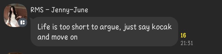 ㅤㅤㅤㅤ

QOTD dari Jenjun hari ini.

ㅤㅤㅤㅤㅤㅤㅤ
