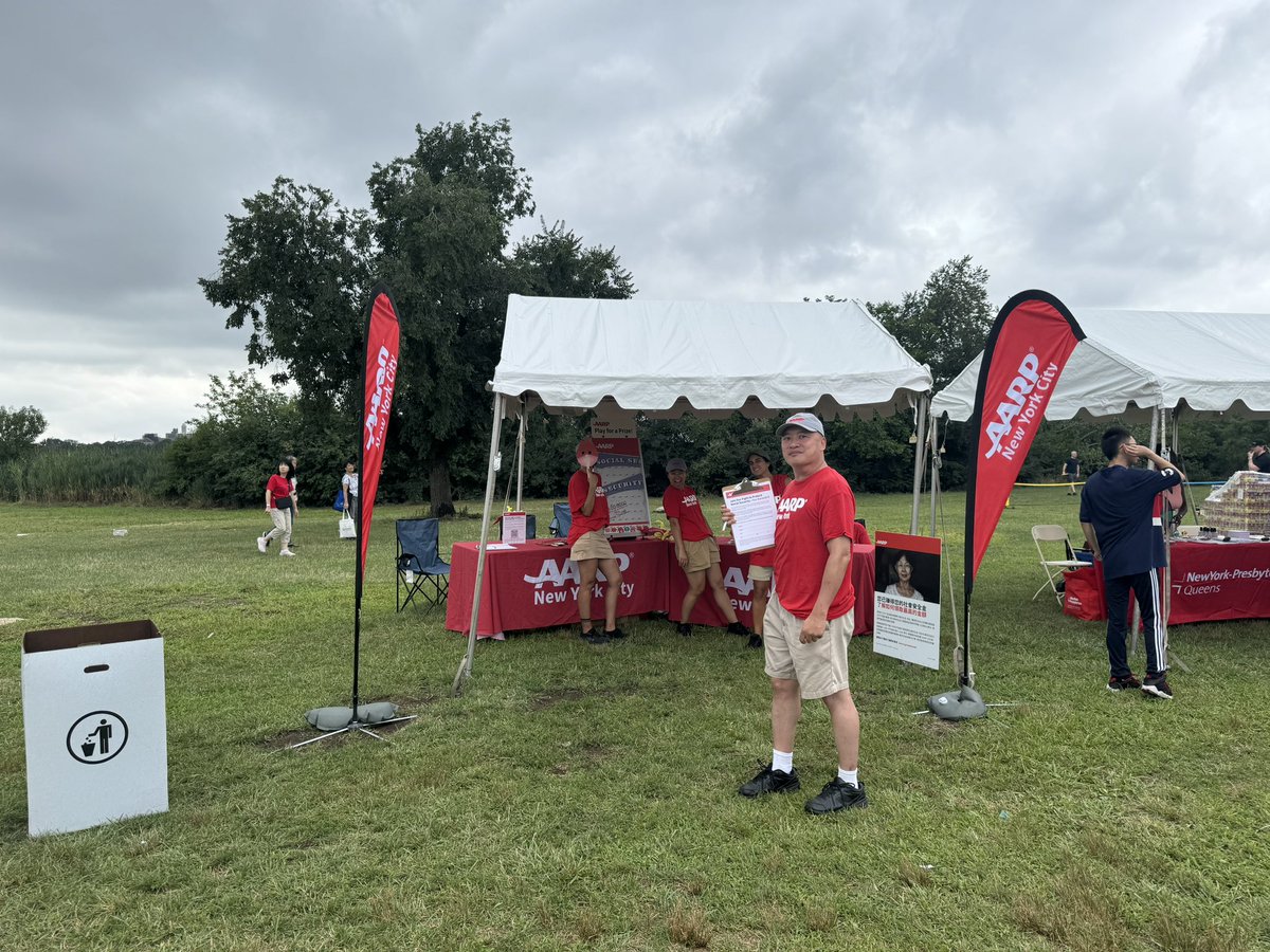 HuilinNY's tweet photo. Second day here at Hong Kong Dragon Boat Festival in Queens come and check out how to protect Social Security! @AARPNY https://t.co/78p6Qzc2wY