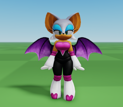 Sa2 Rouge Model anyway my sa2 rouge is cute