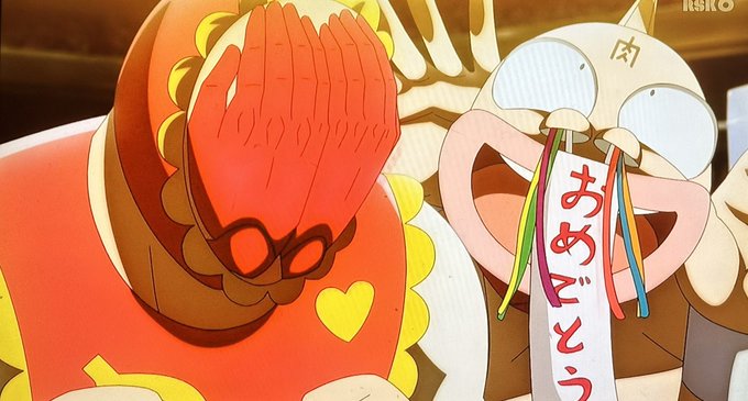ここの「おめでとう」、初期からのデフォルト装備なんだよなあ

#キン肉マン 
#キン肉マン完璧超人始祖編 