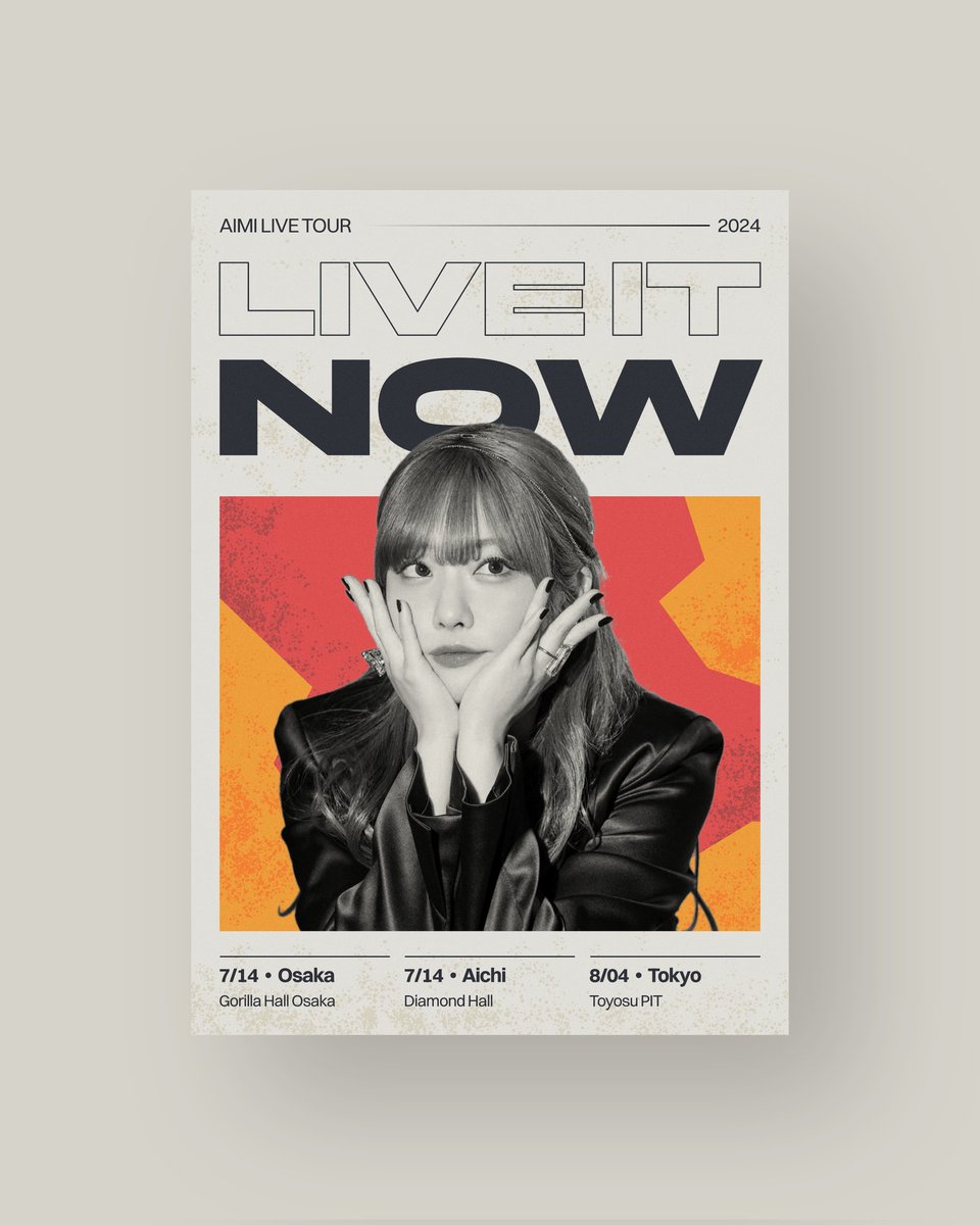 PramastaRR's tweet photo. AIMI LIVE TOUR 2024 - LIVE IT NOW (fan poster)

Mungkin ini agak telat karena live terakhir baru kelar beberapa jam lalu... https://t.co/2XVH3nD43t