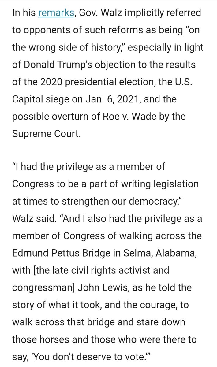 scottsantens's tweet image. Walz signed a petition calling for the creation of a more representative and responsive democracy for all, which included reforms like ranked-choice voting, fair redistricting, protecting and expanding voting rights, and changes to campaign finance law.
 alphanews.org/walz-endorses-…
