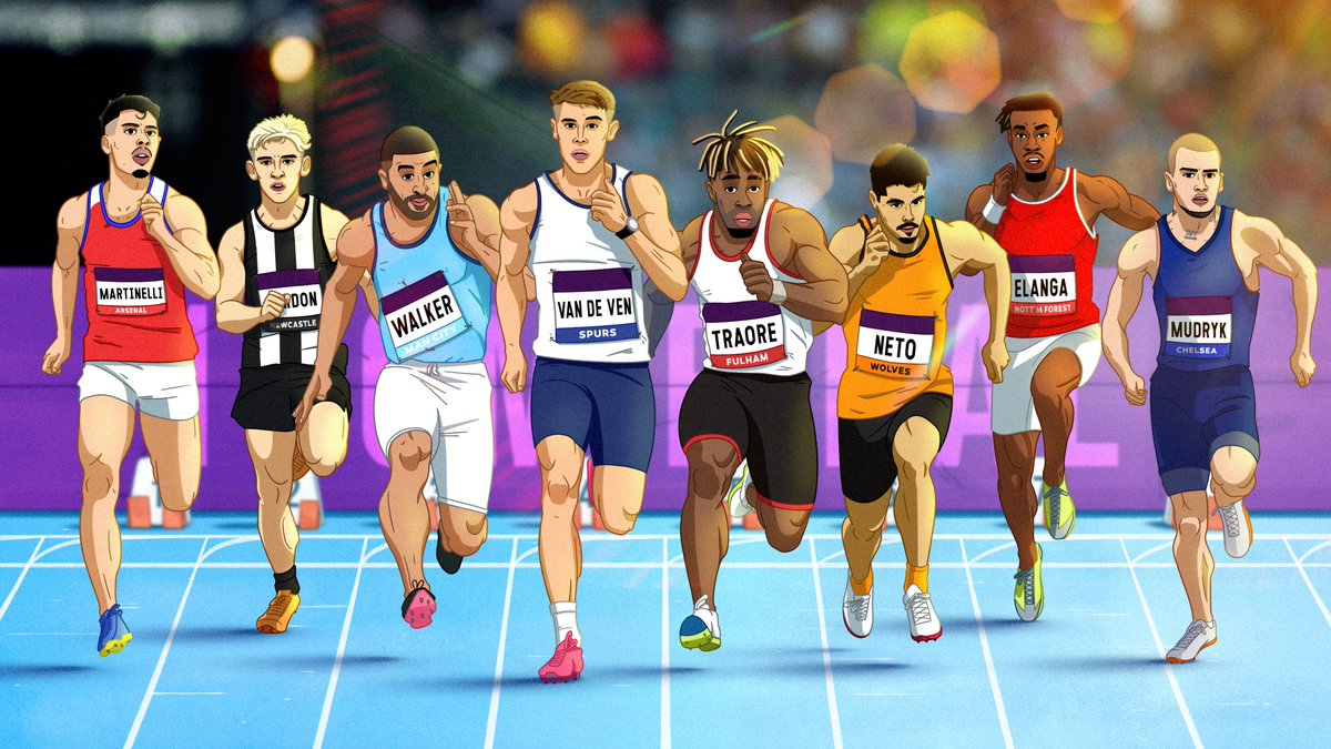 Sprinting towards the start of the season 🏃‍♂️

Which player would you back to claim gold in a Premier League 100m? 🥇