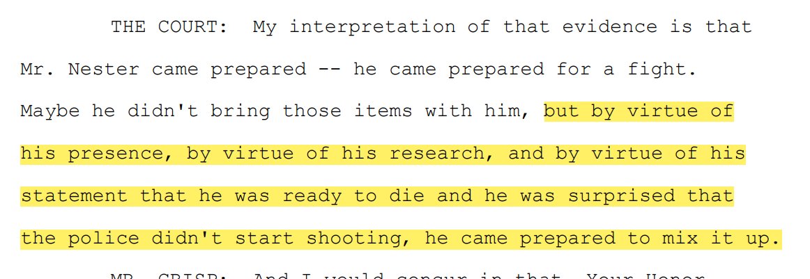 The defendant is 57, no record, went inside for 10 minutes, convicted by a DC jury of 4 misdemeanors.

Chutkan, like most DC judges, treated him like a terrorist.

She demands to know why he researched DC gun laws before coming to the nation's capital. He didn't bring them: