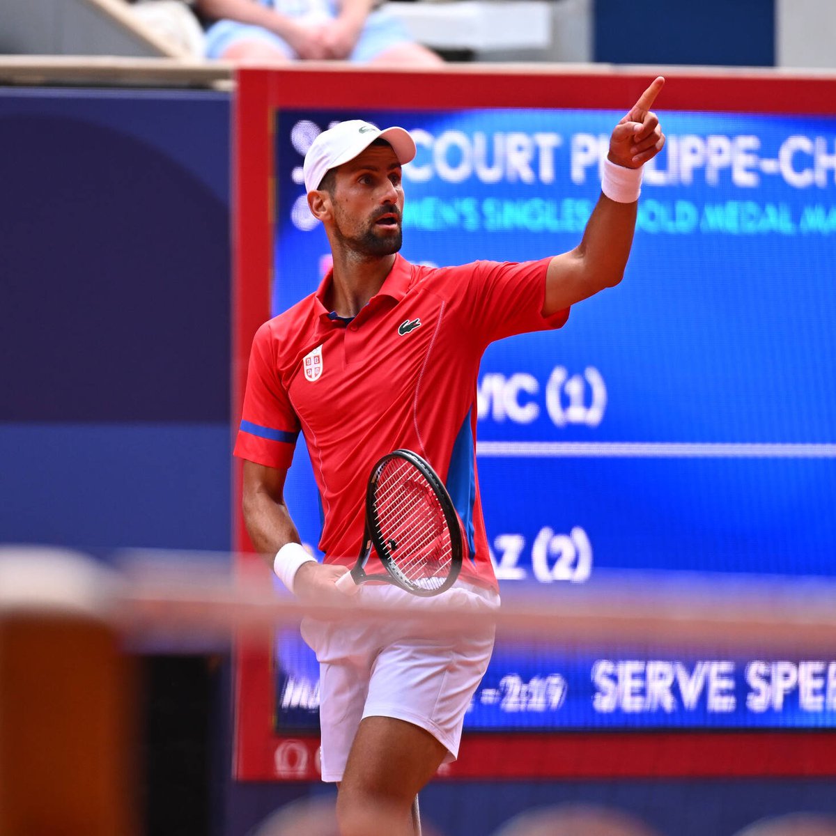 worldtennis's tweet photo. HOW GOOD HAS THIS SECOND SET BEEN?! 😲

#Paris2024 | #Olympics | #tennis https://t.co/lvl9WoHpoH