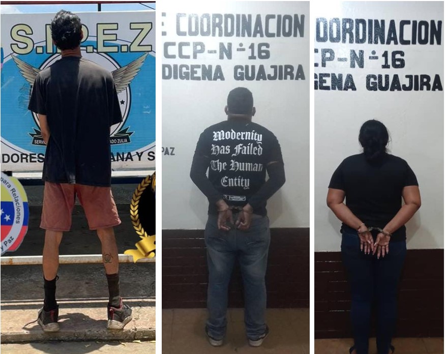 Tres solicitados fueron aprehendidos por el Cpbez en Guajira y Maracaibo -  somosnoticiascol.com/zulia/tres-sol… 4 agosto, 2024