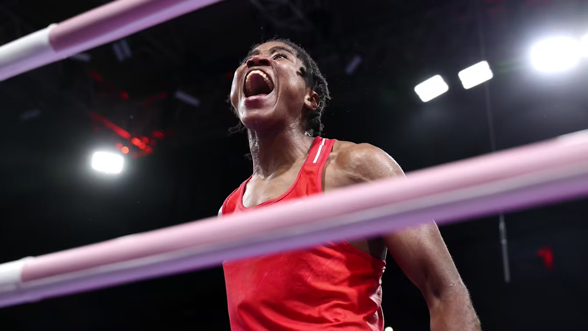 Huge congratulations <a href="/CindyNgamba/">Cindy Winner Djankeu Ngamba Ninon Mateu</a> for reaching the boxing semi-finals at <a href="/Paris2024/">Paris 2024</a> and being assured of a medal
— the first ever medal for the <a href="/RefugeesOlympic/">Refugee Olympic Team</a> Team. 

You do us all very, very proud! 

And now onward to gold….

<a href="/iocmedia/">IOC MEDIA</a>