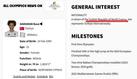 eltanh's tweet image. The #Paris2024 women&apos;s high jump final will feature Turkish Cypriot Buse Savaşkan, who can&apos;t compete under the flag of North Cyprus because of unfair embargoes. Meanwhile a Russian athlete, Elena Kulichenko, will represent &quot;Cyprus&quot; simply because her father invested there.
