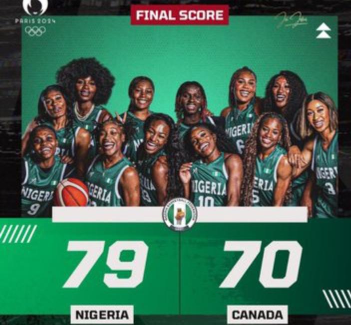 Big and hearty congratulations to Nigeria D'Tigress for braking barriers and qualifying for Quarter finals in Paris2024 Olympics. Nigeria beats both Canada and Australia to get to the quarterfinals. It shows Nigeria can be great if we put in hard work.