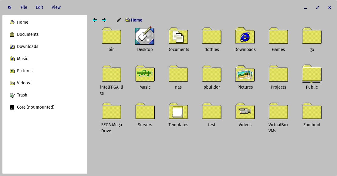 COSMIC_desktop's tweet image. Does this folder theming on #COSMICdesktop look familiar to you?